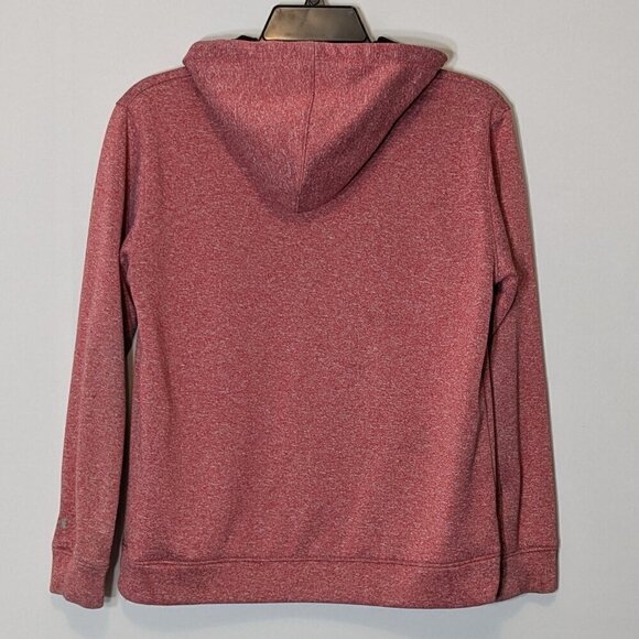 Boy's TEXAS TECH UNIVERSITY Logo Pale Red Hooded Fleece Pullover Top; Size L - Picture 2 of 4